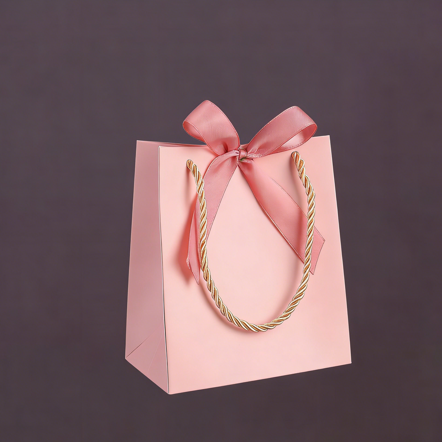 Luxury Jewelry Gift Bag with Ribbon Handle