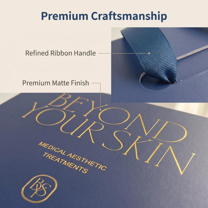 Gift Box with foil print personalisation, Suitable for Bridesmaid Proposal Box, Corporate Gift box, logo gift rigid box with magnetic automatic closure.