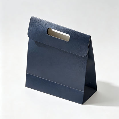 Custom Self-closing Flap Paper Gift Bag