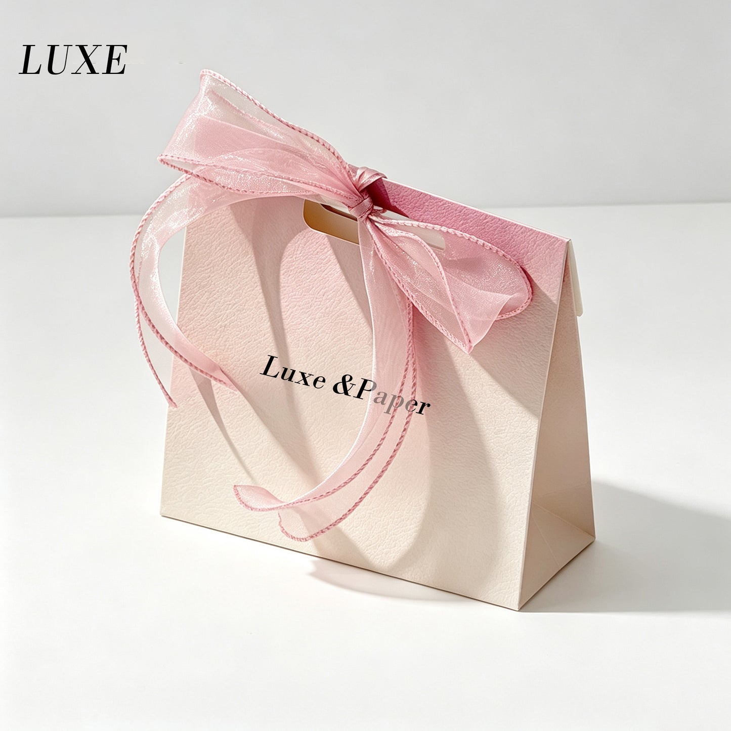 Custom Self-closing Flap Paper Gift Bag