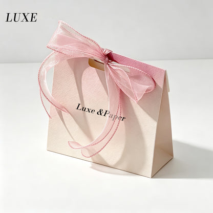 Custom Self-closing Flap Paper Gift Bag