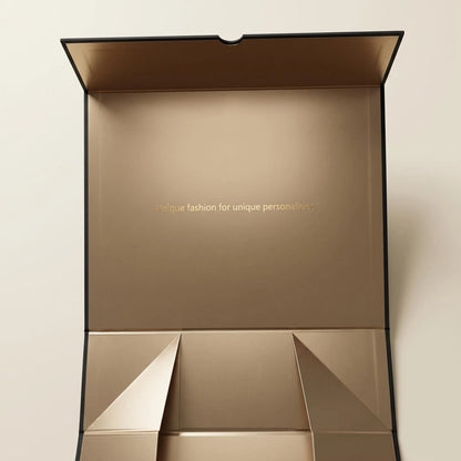 Gift Box with foil print personalisation, Suitable for Bridesmaid Proposal Box Corporate Gift box Logo Gift Rigid Box with Magnetic Automatic Closure.