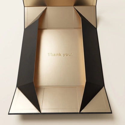 Gift Box with foil print personalisation, Suitable for Bridesmaid Proposal Box Corporate Gift box Logo Gift Rigid Box with Magnetic Automatic Closure.